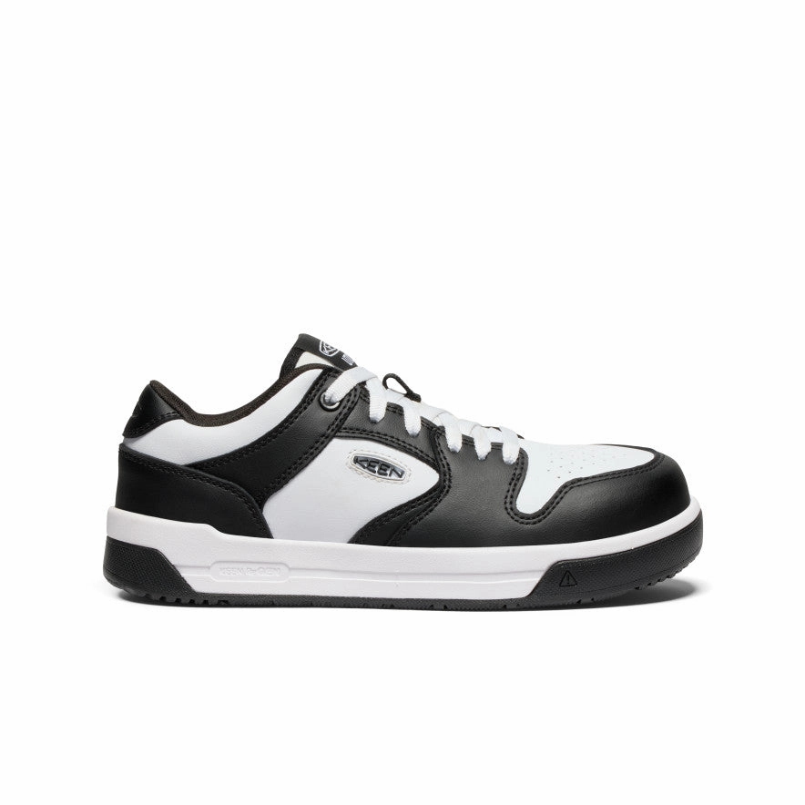 Arch support Warm Feet Women's Overton Work Shoe (Carbon Toe)  |  Star White/Black