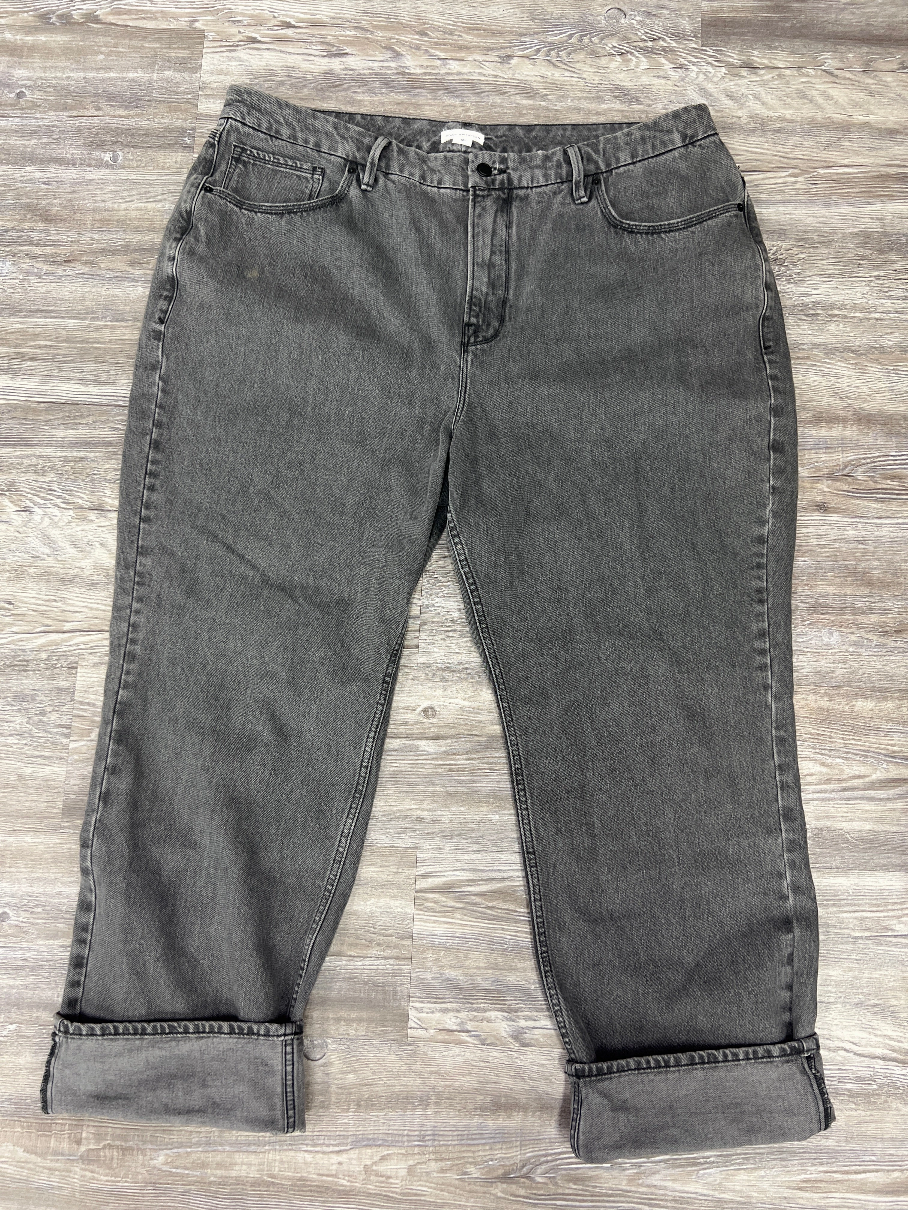 Layered Look Jeans Designer By Good American  Size: 18