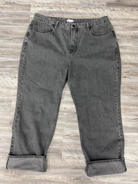 Layered Look Jeans Designer By Good American  Size: 18