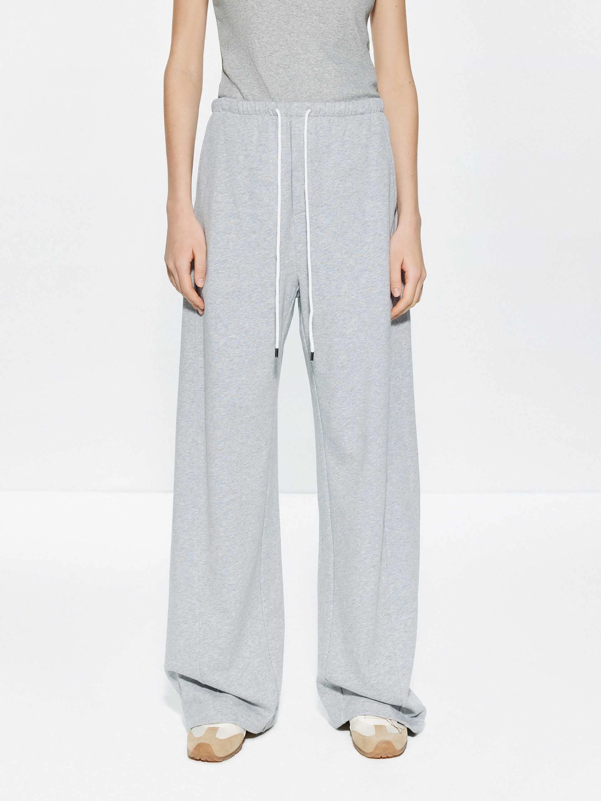 Cotton Barrel Leg Pants Performance Layer Light wash