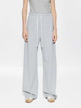 Cotton Barrel Leg Pants Performance Layer Light wash