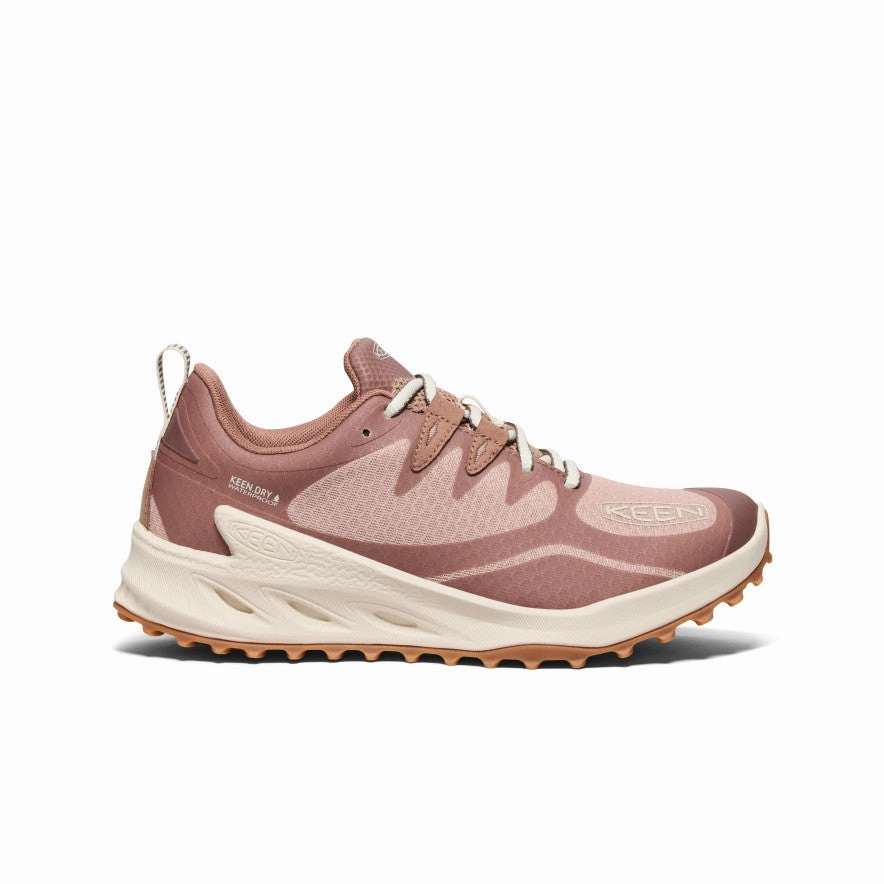 Women's Zionic Waterproof Hiking Shoe  |  Warm Taupe/Raw Umber Comfortable Footwear Simple Match