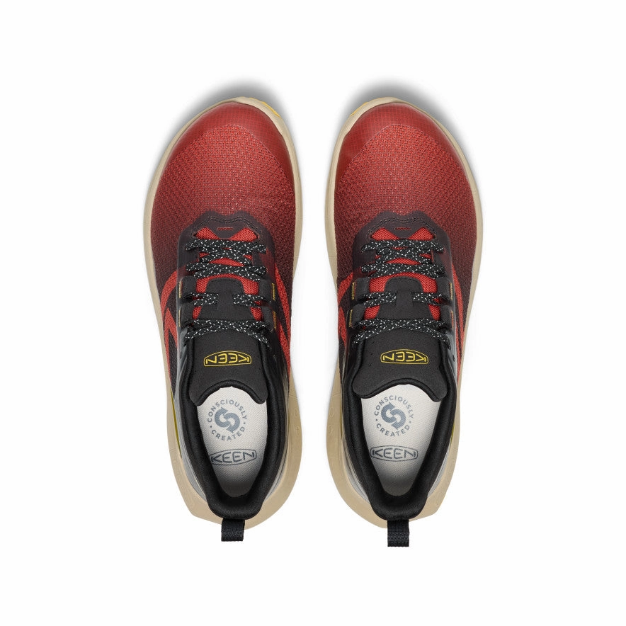 Follow Hike Bus Hop Men's 450 Dirt Waterproof Hiking Shoe  |  Red Ochre/Black