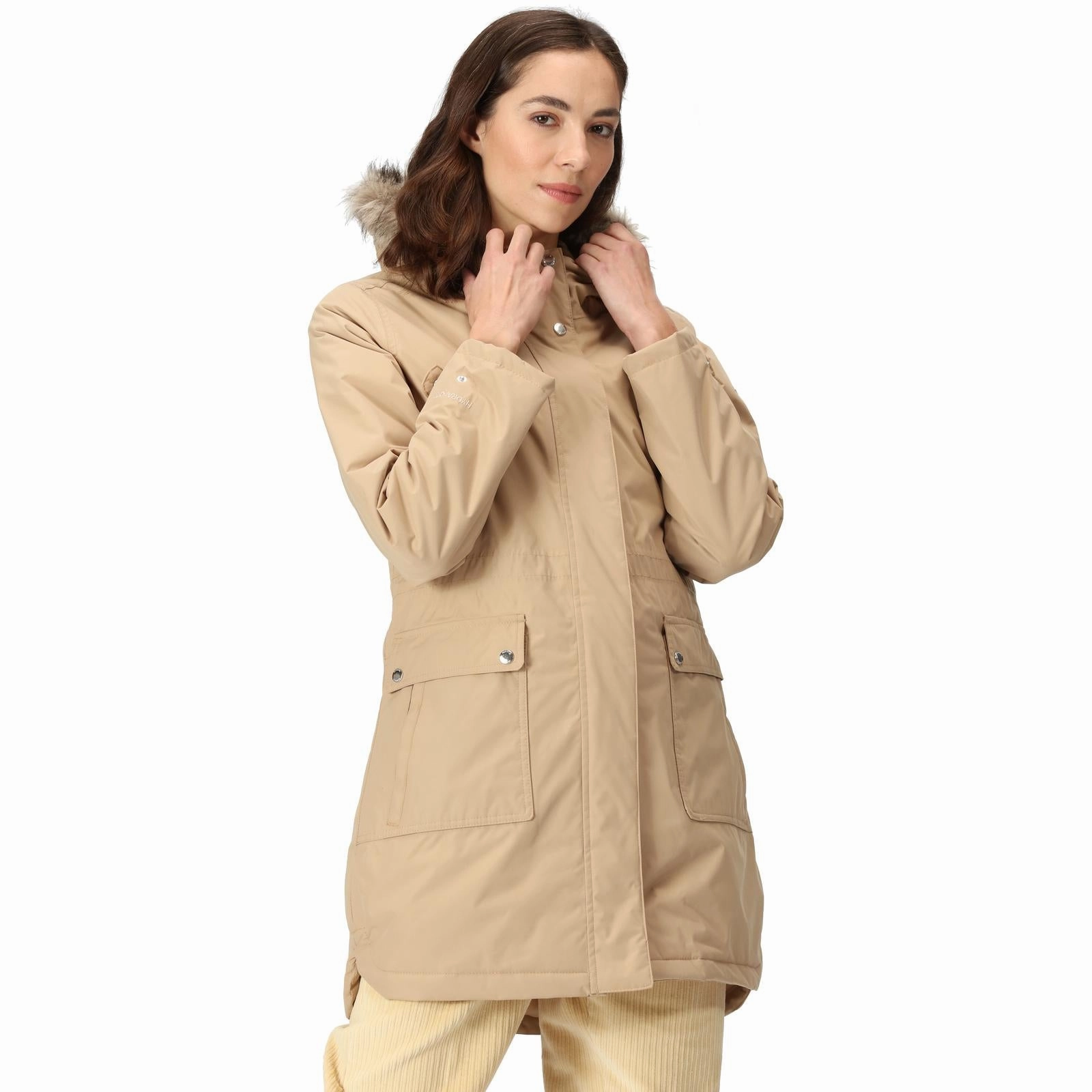 Odor Resistant Fabric Regatta Womens Sabinka Waterproof Parka Jacket