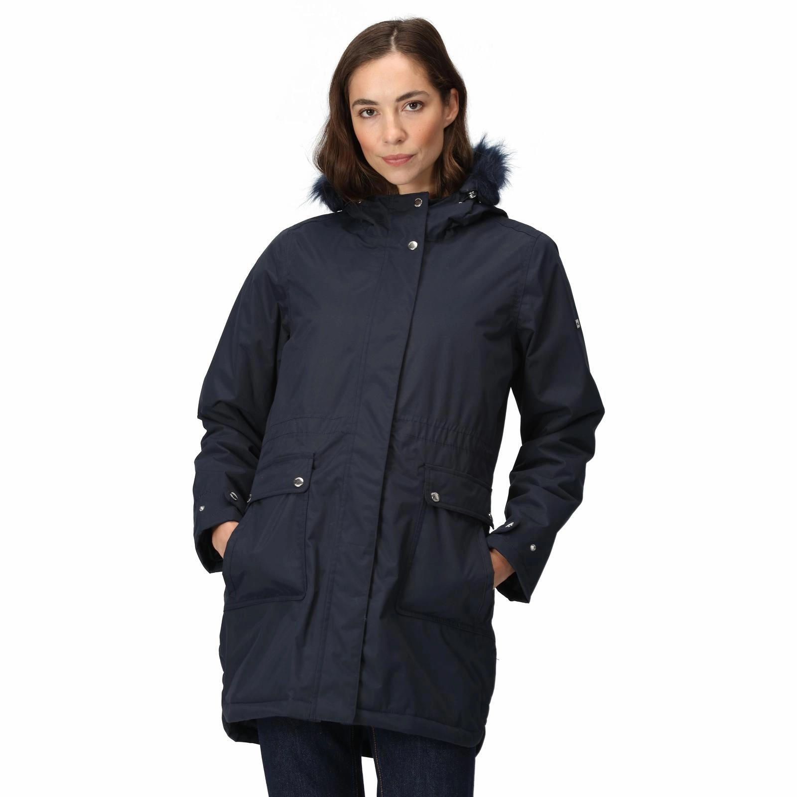 Layered Wind Barrier Compression Panels Regatta Womens Sabinka Waterproof Parka Jacket