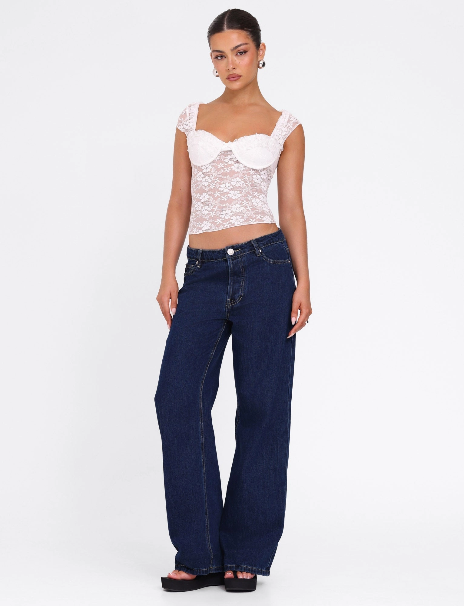 Easy Movement NYRA TOP - WHITE