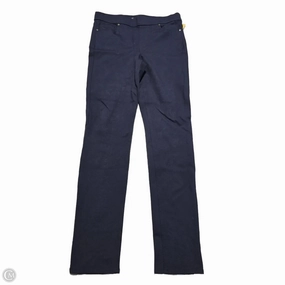 Athletic Shape Form Fit Pants Leggings By Gloria Vanderbilt In Navy, Size: 12
