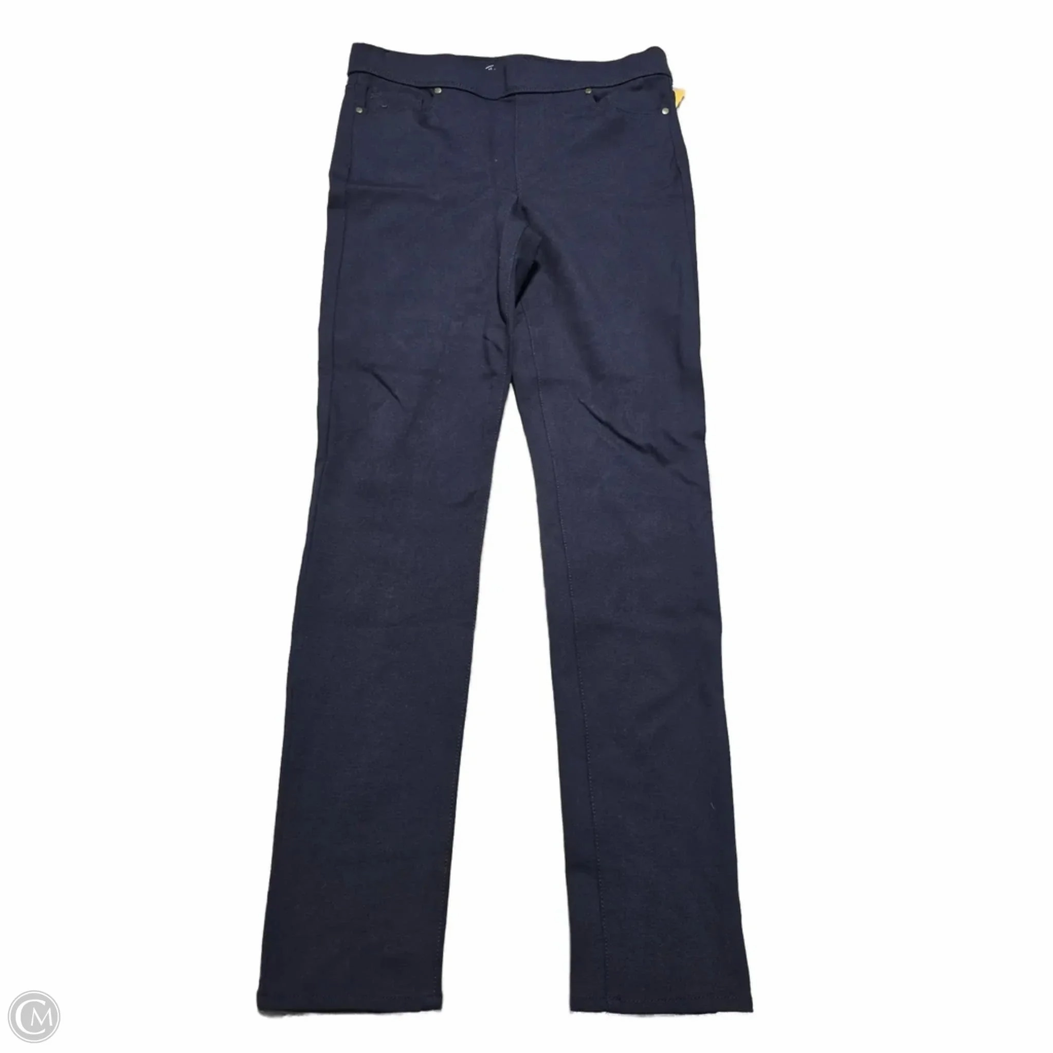 Athletic Shape Form Fit Pants Leggings By Gloria Vanderbilt In Navy, Size: 12