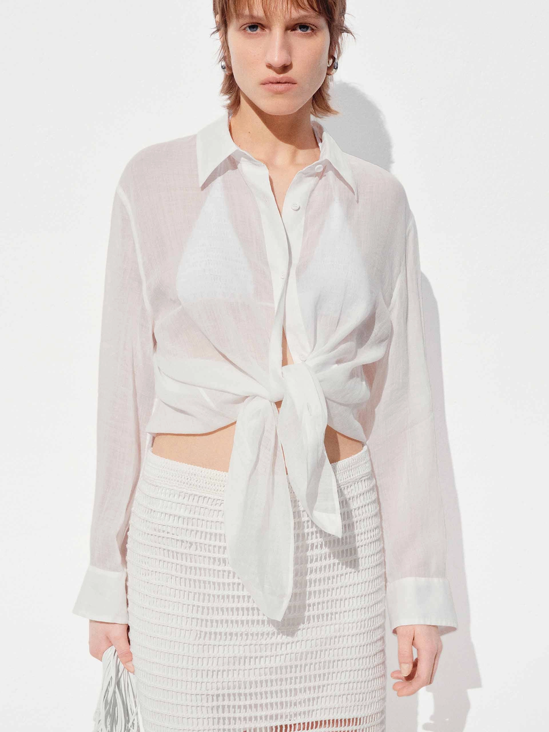 Lightweight Ramie Shirt Festival Fashion