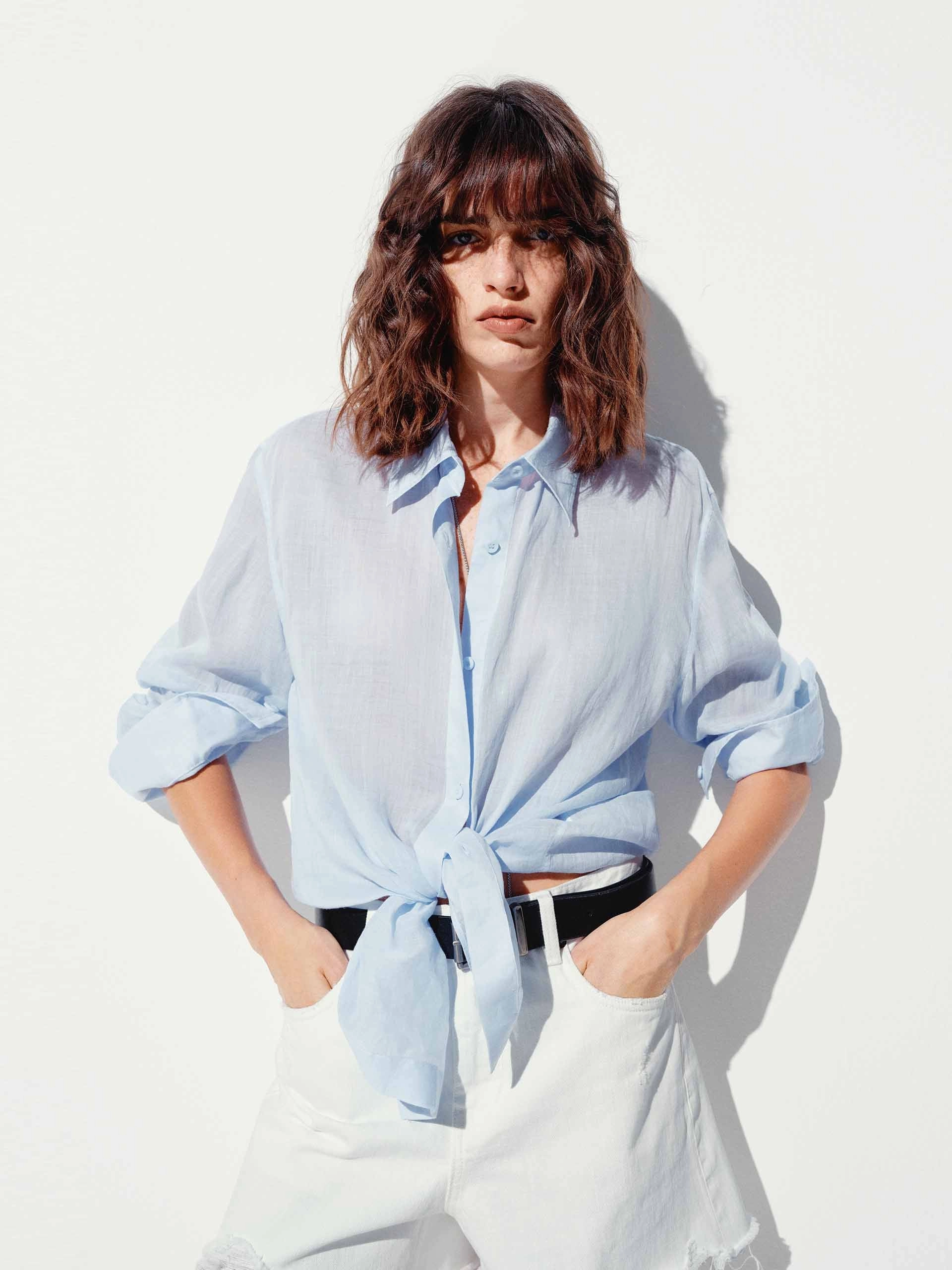 Lightweight Layers Sustainable Dye Process Lightweight Ramie Shirt