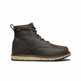 day trip Durable Shell Work Commute Men's San Jose 6" Waterproof Boot (Soft Toe)  |  Cascade Brown