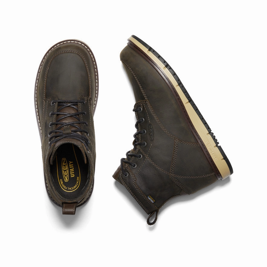 Men's San Jose 6" Waterproof Boot (Soft Toe)  |  Cascade Brown Flexible Frame Outdoor Explorer