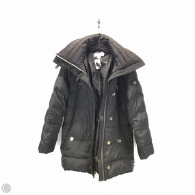 Water Repellent Fabric Down Stuffed Coat Designer By Michael Kors In Black, Size: Xl