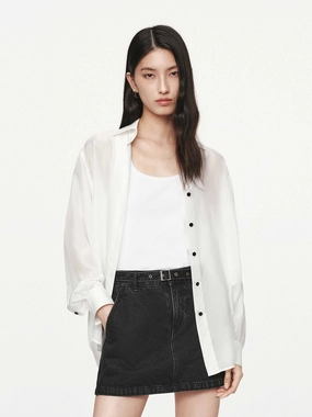 Long Sleeves Silk Shirt Timeless Classic