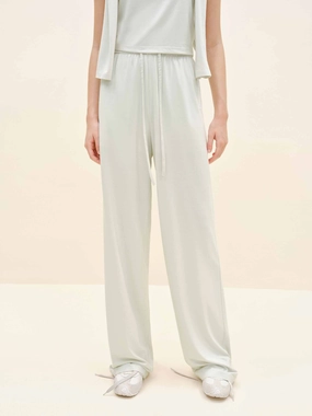 High Waist Drawstring Trousers Core Movement