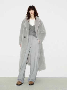 Moisture Managing Liner Temperature Adaptive Longline Teddy Coat