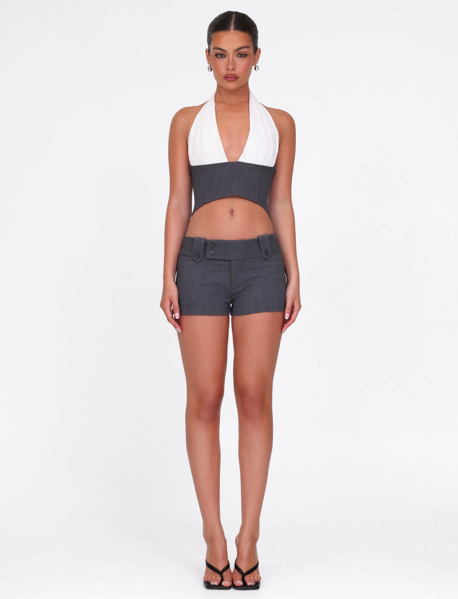 LOTUS TOP - CREAM : GREY Emerging-Brand Work or Casual