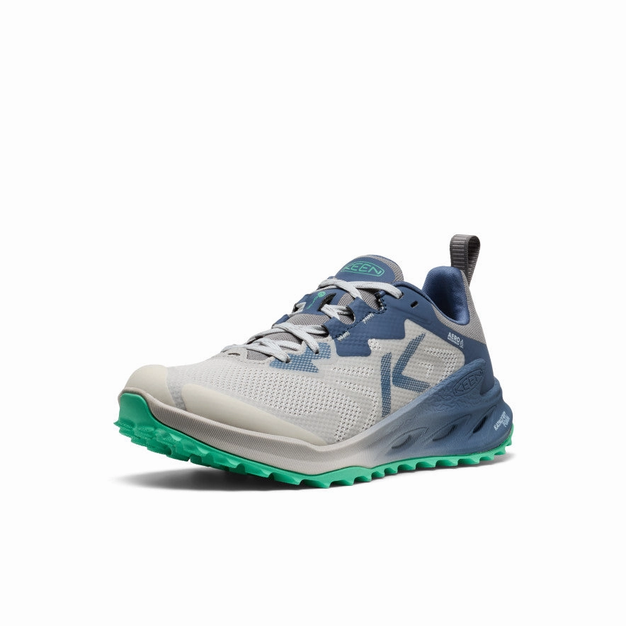 Decorative stitching Wide Fit Option Women's Zionic NXT Waterproof Hiking Shoe  |  Vapor/Ballad Blue