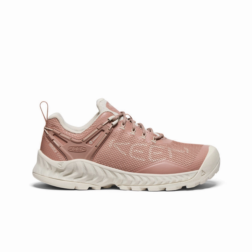 Flat Bottom Women's NXIS EVO Waterproof Shoe  |  Warm Taupe/Raw Umber