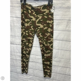 Petite Size Daily Routine Pants Leggings By No Boundaries In Camouflage Print, Size: L