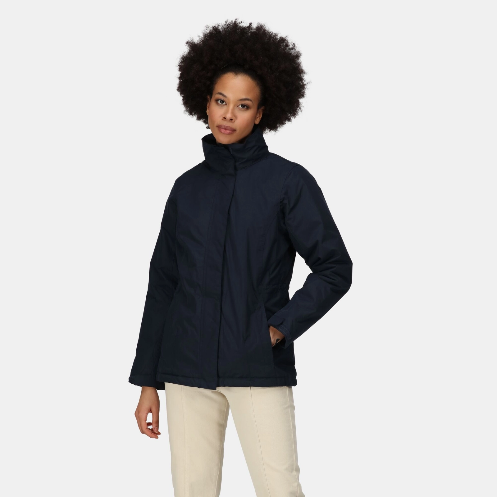 Adjustable Hood Faux Fur Collar Regatta Professional Womens Beauford Waterproof Jacket