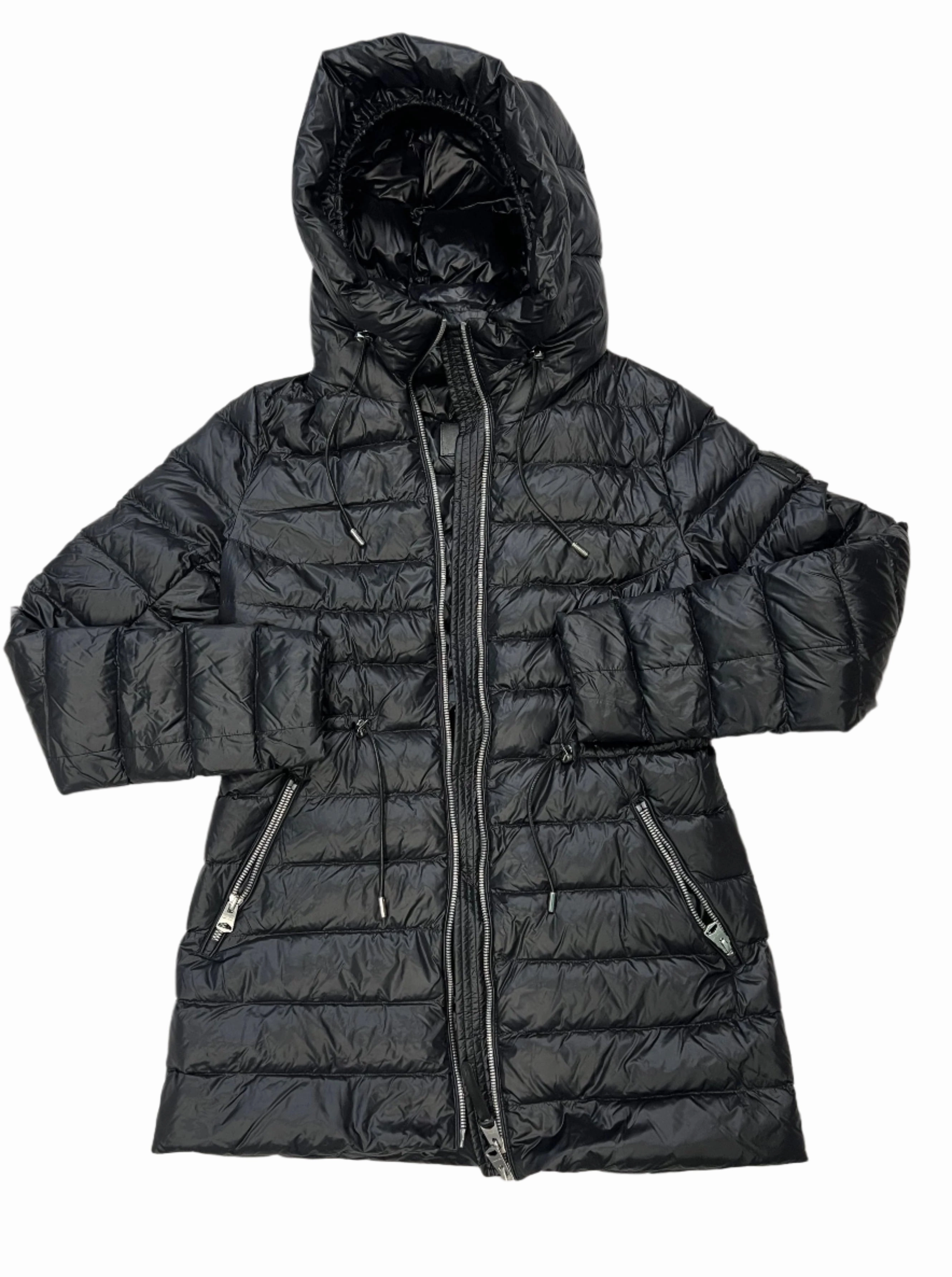 Layered Drape Mackage Hooded Down Jacket  Size: Xs