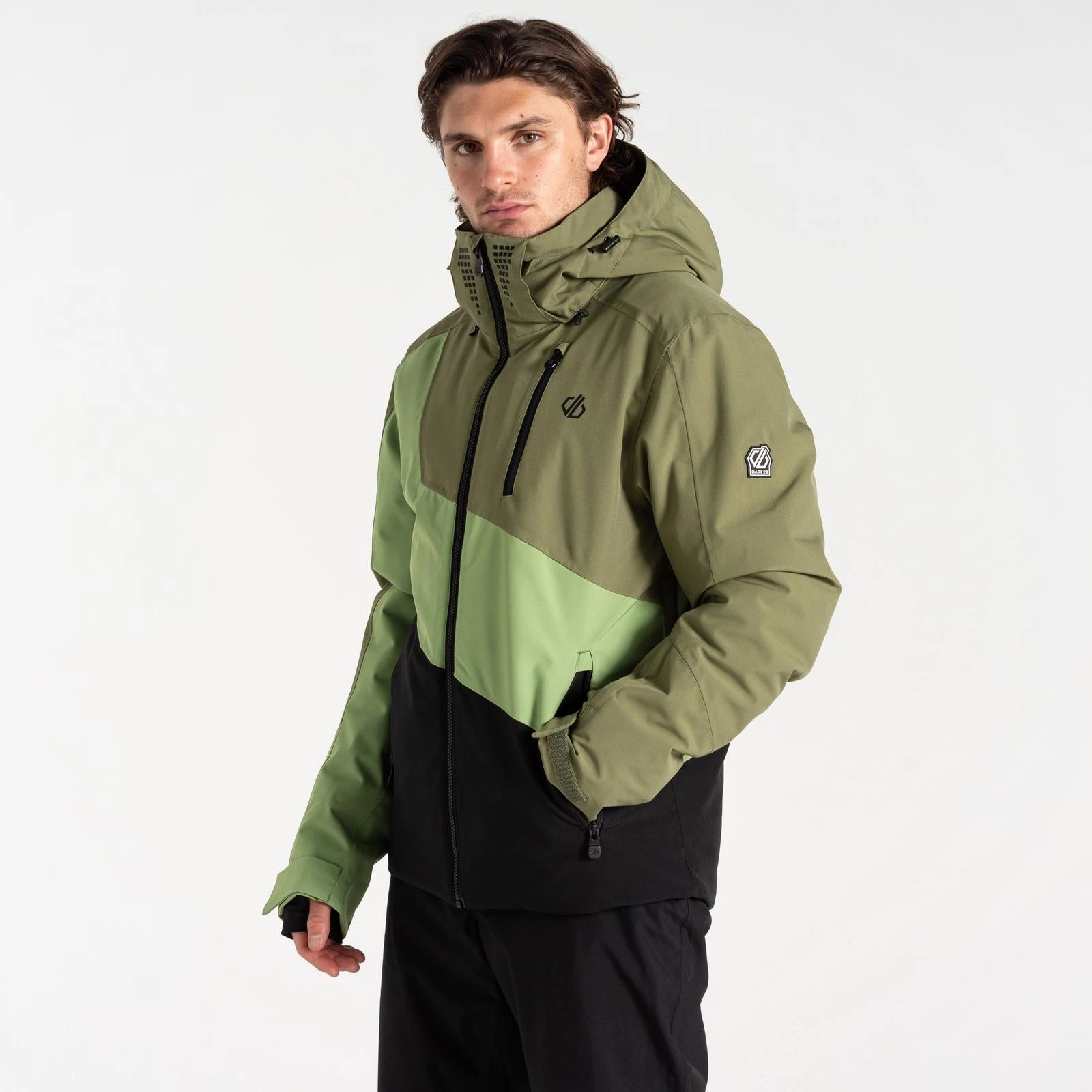 Dare 2b Mens Baseplate II Waterproof Ski Jacket ExpandableSideGussets