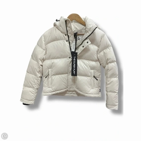 Coat Puffer & Quilted By Cma In Cream, Size: Xs Quick Release Buckle