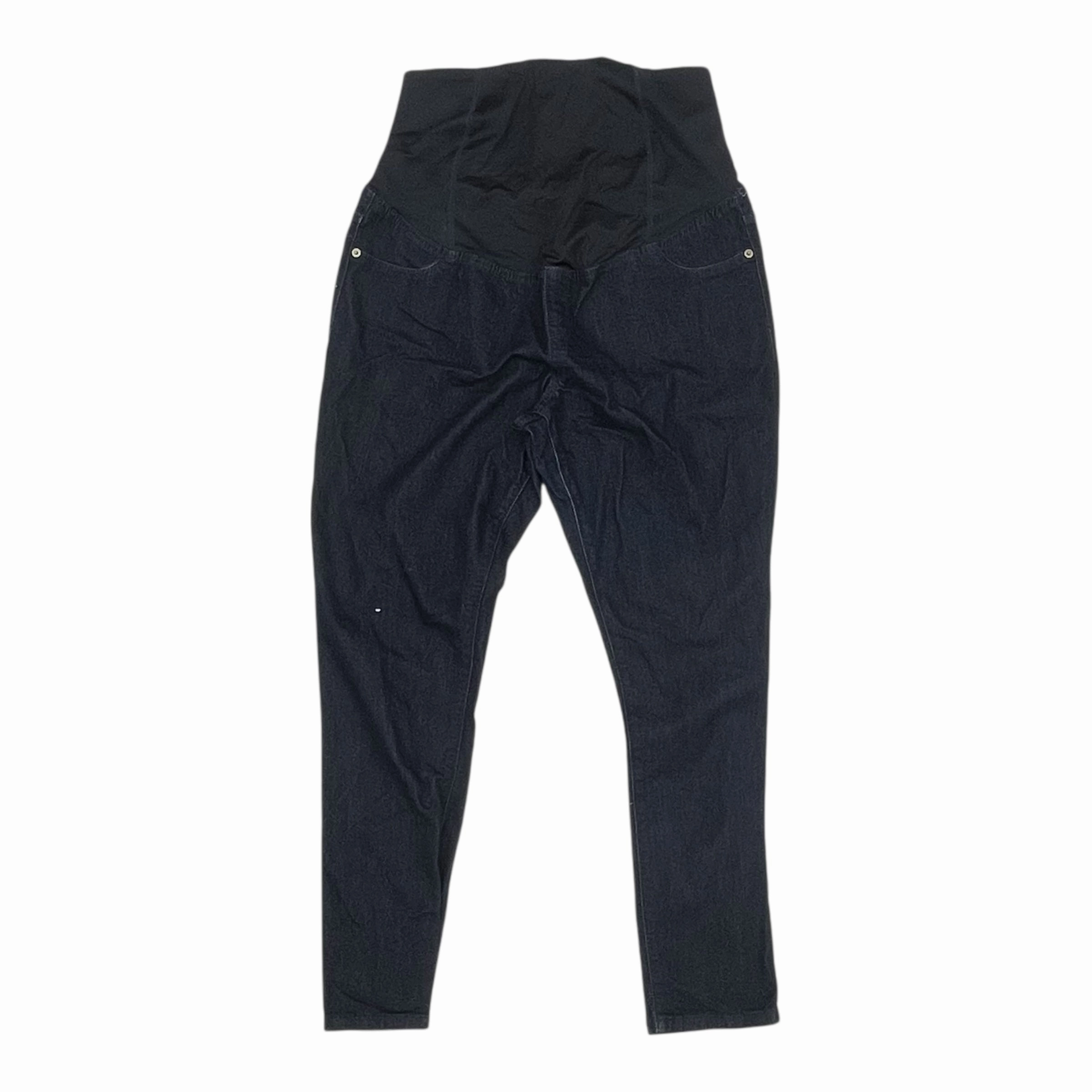 Mat Jeans By Isabel Maternity In Blue Denim, Size:12 Office Friendly Abrasion resistant