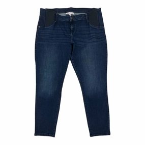 Mat Jeans By Isabel Maternity In Blue Denim, Size:16 Weekend Ready