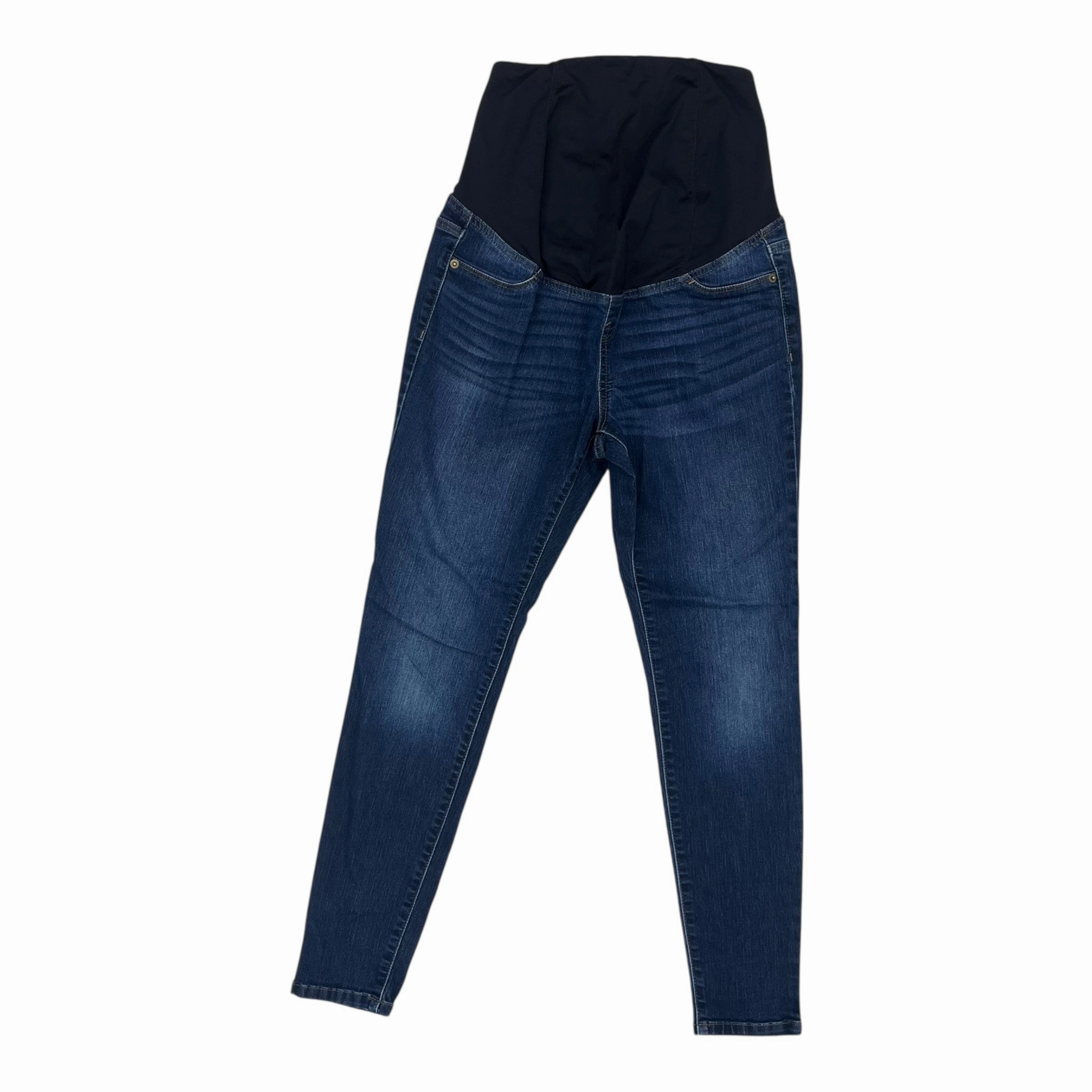 Mat Jeans By Isabel Maternity In Blue Denim, Size:2 Reinforced Seams Wrinkle resistant fabric