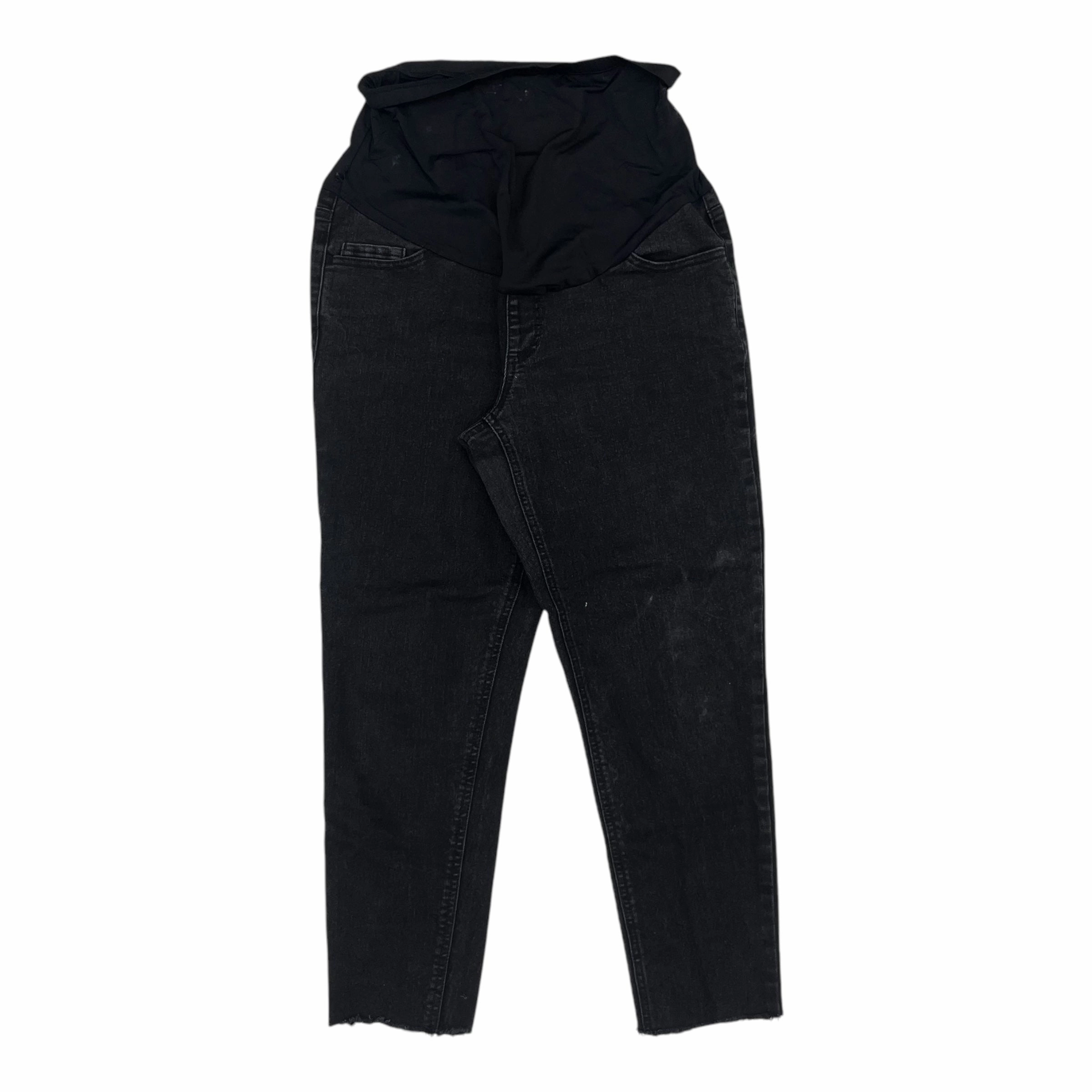 Mat Jeans By Time And Tru In Black Denim, Size:M Timeless Comfort Fit
