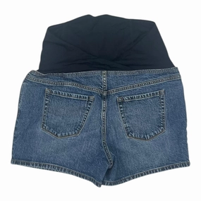 Mat Shorts By Isabel Maternity In Blue Denim, Size:8 Minimal Vibe Anti Odor Technology
