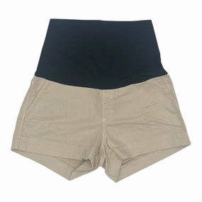 Layering Essential Mat Shorts By Just Usa In Cream, Size:10