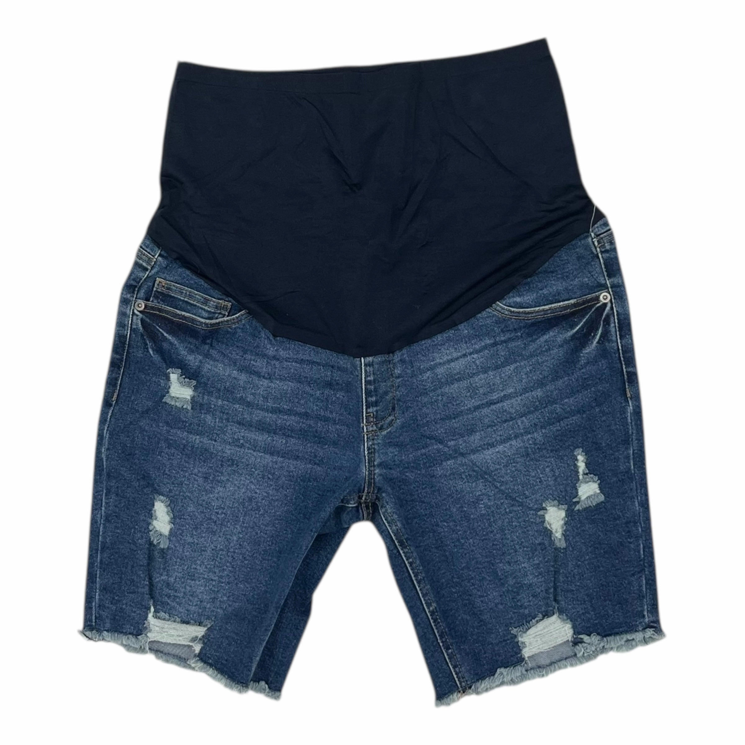 Mat Shorts By Time And Tru In Blue Denim, Size:L OdorResistant
