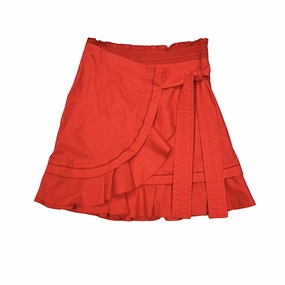 Skirt Designer By Tanya Taylor In Red, Size: Xs Stretch Material