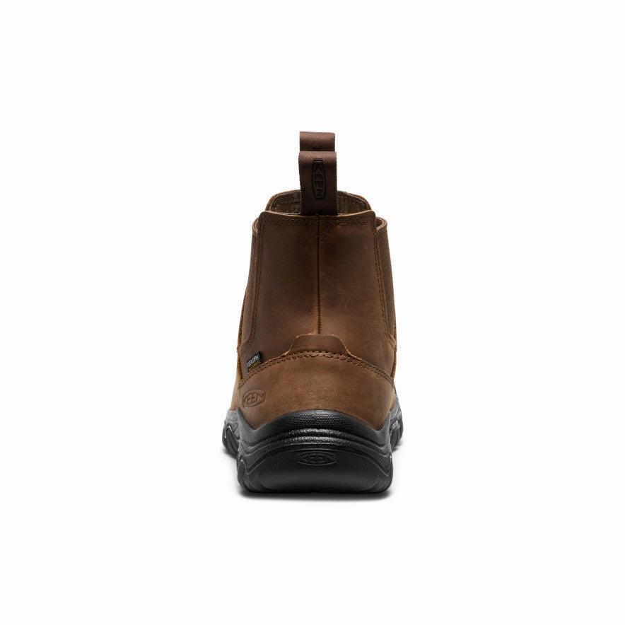 Contoured Footbed Shape Mud Resistant Night Travel Men's Anchorage IV Waterproof Boot  |  Dark Earth/Black