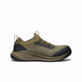 Men's Arvada Shift Work Sneaker (Carbon Toe)  |  Martini Olive/Black Work Routine Wind Safe