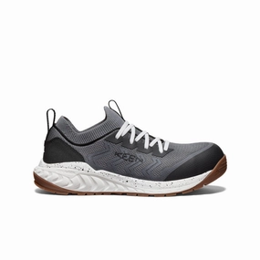 Ventilated Design Men's Arvada Shift Work Sneaker (Carbon Toe)  |  Steel Grey/Gum