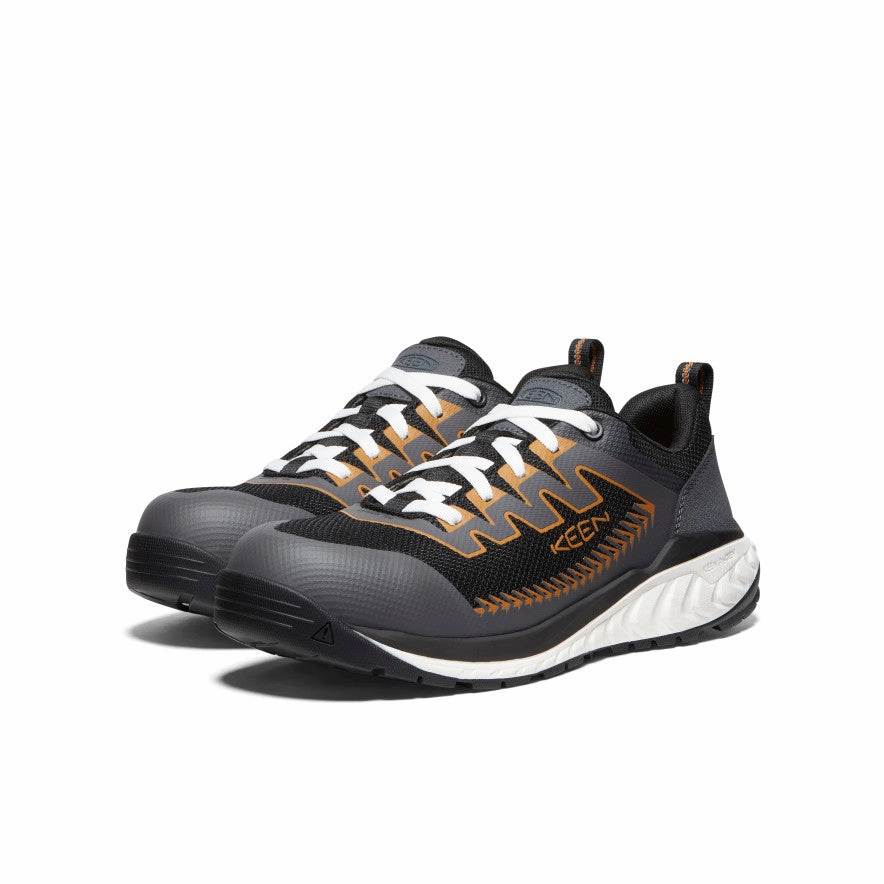 Men's Arvada Work Sneaker (Carbon Toe)  |  Black/Curry Footwear Style