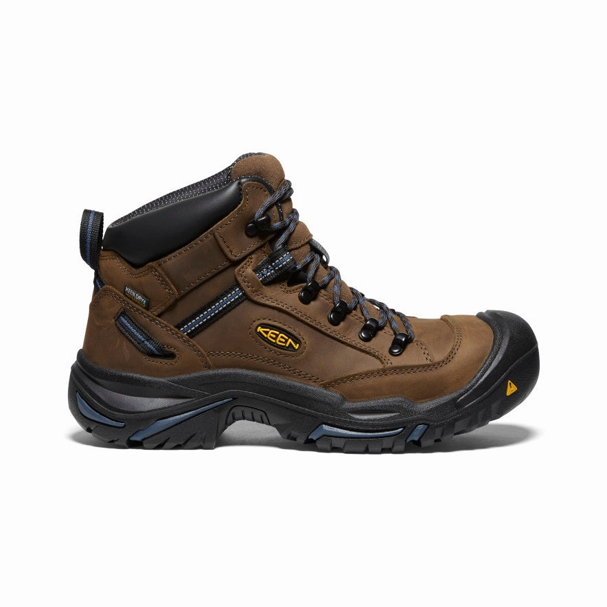 Men's Braddock AL Waterproof Mid (Steel Toe)  |  Bison/Ensign Blue Wrinkle Resistant