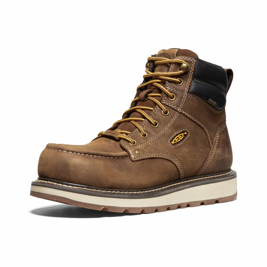 Men's Cincinnati 6" Waterproof Boot (Carbon Toe)  |  Belgian/Sandshell Winter Trek Shock Absorbing Mountain Climber