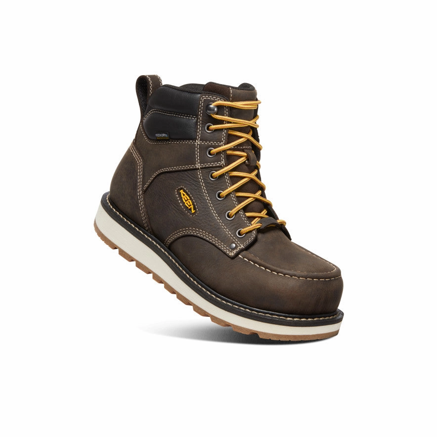 Horse Riding Men's Cincinnati 6" Waterproof Boot (Carbon Toe)  |  Dark Chocolate/Sandshell