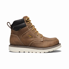 Abrasion Resistant Lining Men's Cincinnati 6" Waterproof Boot (Soft Toe)  |  Belgian/Sandshell
