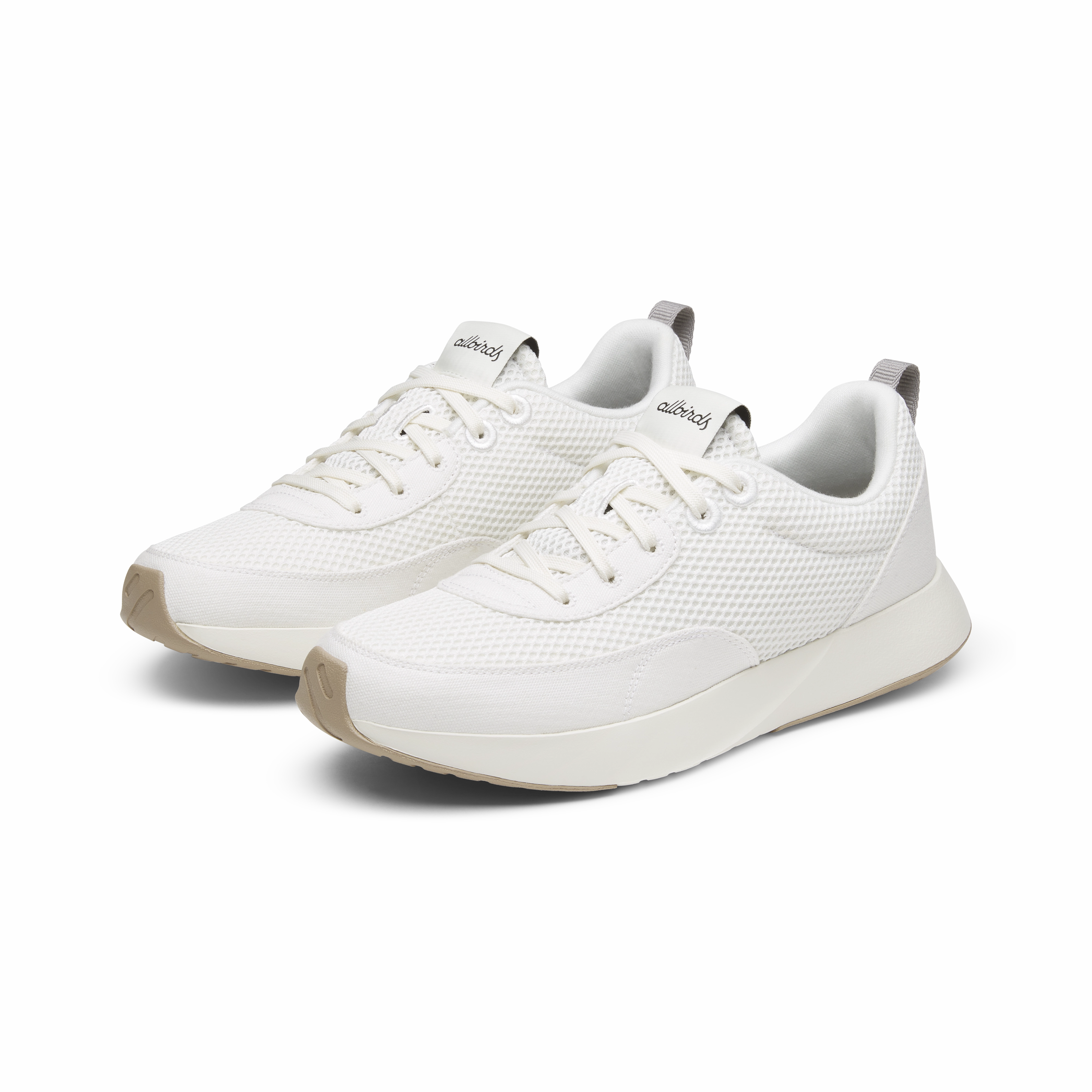 Shock   Absorbing Energy Returning Midsole Men's Courier - Blizzard/Light Khaki (Natural White Sole)