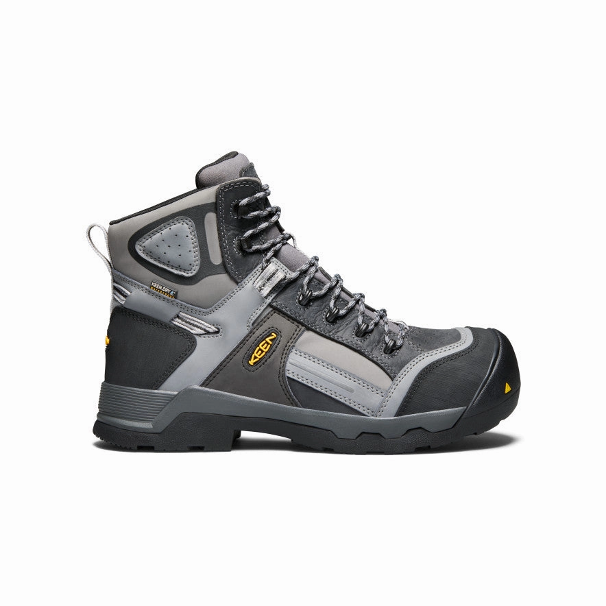 Reinforced Form Night Travel Men's Davenport 6" Insulated Waterproof Boot (Composite Toe)  |  Magnet/Steel Grey