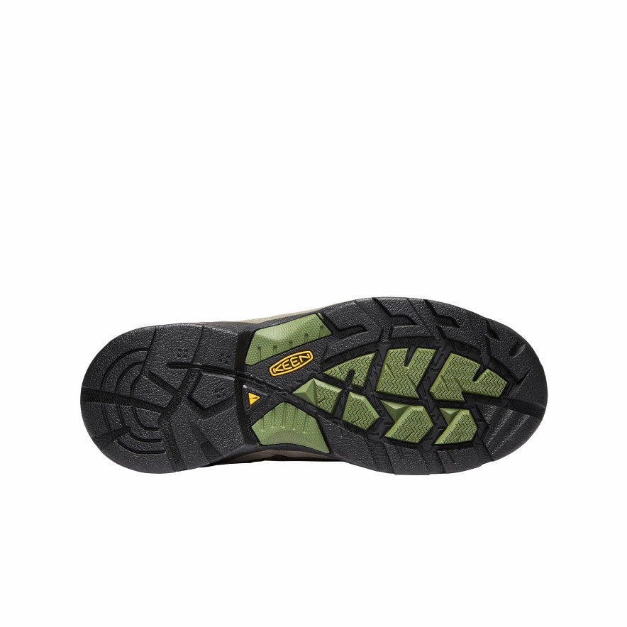 Traction Lug Pattern Terrain Tested Men's Detroit XT Waterproof Boot (Steel Toe)  |  Cascade Brown/Bronze Green