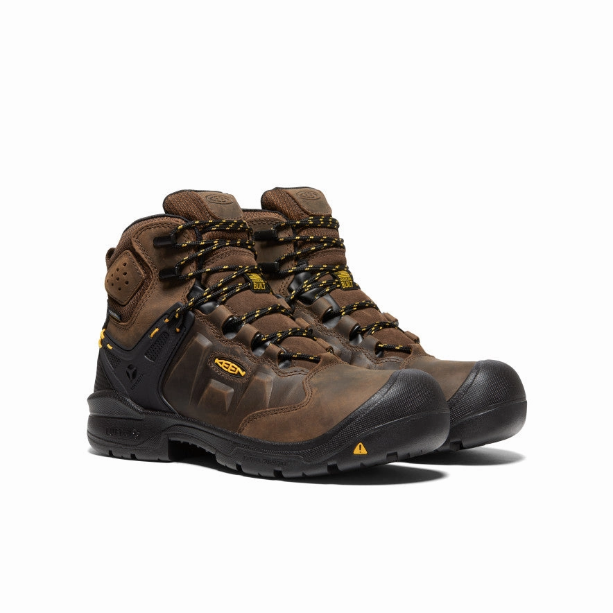 Men's Dover 6" Waterproof (Carbon Toe)  |  Dark Earth/Black Anti Puncture Design