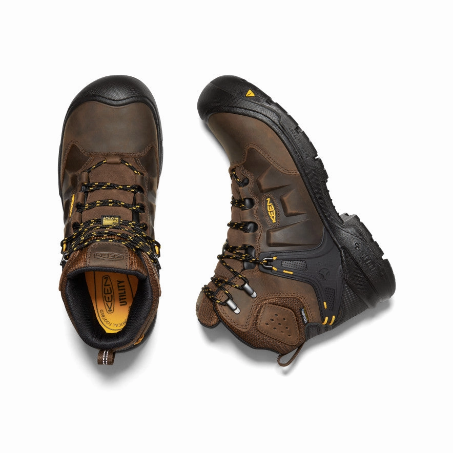 Stable Support Rainy Days Stable Support Urban Commute Men's Dover 6" Waterproof (Carbon Toe)  |  Dark Earth/Black
