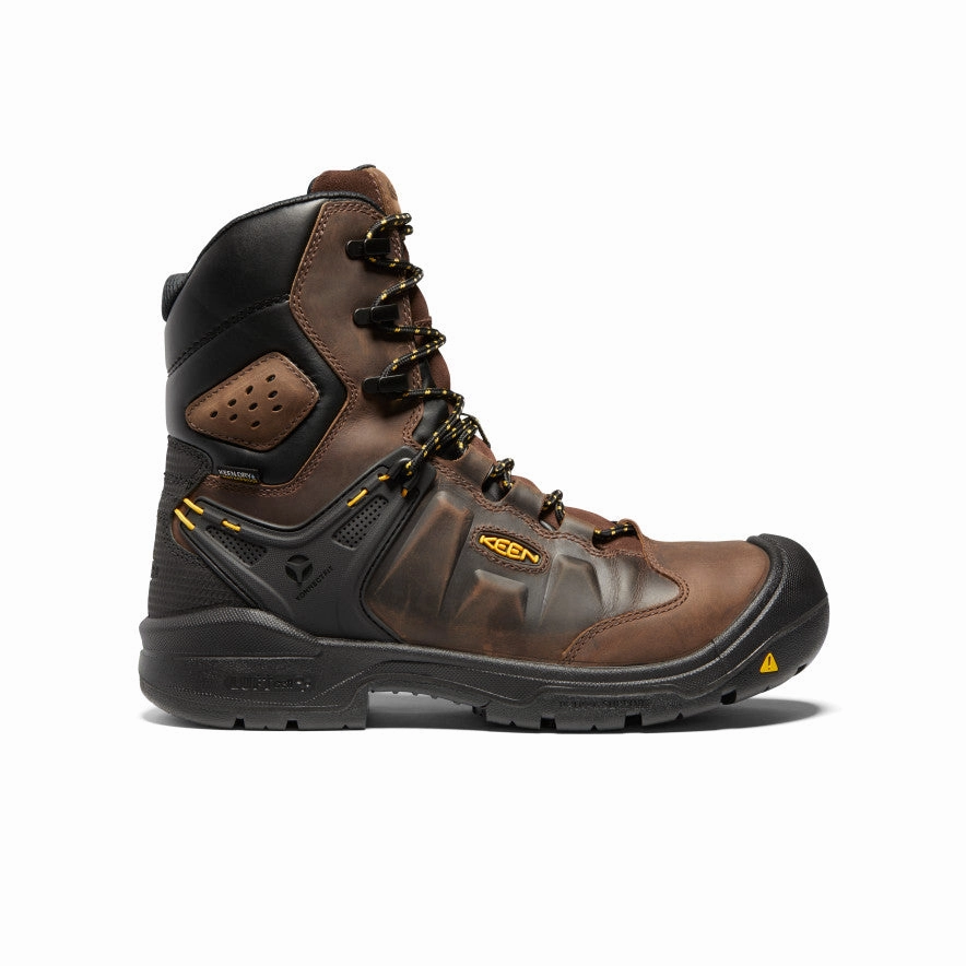 Stage Show Men's Dover 8" Insulated Waterproof Boot (Carbon Toe)  |  Dark Earth/Black